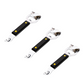 3-pack 4-in-1 Stainless Steel Bottle Opener and Can Opener - Heavy Duty Beer Opener with Non-Slip ABS Handle, Multi-Purpose Kitchen Gadget for Camping, BBQ, Bar and Home Use