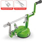 Green 3-in-1 Apple Peeler Slicer and Corer - Manual Hand Crank Fruit Peeling Machine with Strong Suction Base and Stainless Steel Blades,  Kitchen Gadget for Efficient Meal Prep