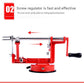 Green 3-in-1 Apple Peeler Slicer and Corer - Manual Hand Crank Fruit Peeling Machine with Strong Suction Base and Stainless Steel Blades,  Kitchen Gadget for Efficient Meal Prep