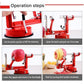 Green 3-in-1 Apple Peeler Slicer and Corer - Manual Hand Crank Fruit Peeling Machine with Strong Suction Base and Stainless Steel Blades,  Kitchen Gadget for Efficient Meal Prep