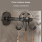 2-pack White Octopus Wall Hook Organizer - 360 Degree Rotating Adhesive Kitchen Utensil Holder with 6 Hooks, No Drill Space Saving Storage Rack for Cooking Tools and Towels