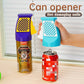 2-pack Green Easy Open Can Opener Tool - Nail Safe Beverage Lid Lifter with Ergonomic Grip, Portable Plastic Drink Tab Opener for Soda and Beer Cans, Kitchen Gadget Gift