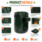 Potato Grow Bags 2 Pack 35x45cm Vegetable Planting Bags PE Garden Planter Bags for Potatoes Tomatoes Fruits and Vegetables