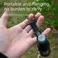 2 Pack 50ml Portable Spray Bottle - Leakproof Travel Mist Sprayer with Carabiner, Fine Mist Pump for Outdoor Camping Hiking, 12cm Black