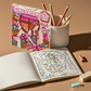 Relaxing Lifestyle Colouring Book - 20 x 20 cm Square Creative Colouring and Drawing Book with Detailed Everyday Scenes for Art, Colouring and Creative Projects