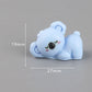 6-Pack Mini Koala Figurines - Cute 3D Resin Animal Ornaments, Assorted Designs for DIY Crafts, Desk, Car, Shelf and Small Decorative Displays