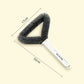 Triangular Window Screen Cleaner Brush - 32cm Long Handle Durable Bristles for Window Tracks, Blinds, Screens and Tight Gaps