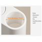 2 PCS 360 Rotating Toothbrush Holder - Vertical Layered Storage Stand with Anti Slip Base for Electric Toothbrushes and Bathroom Sink Countertop Organiser