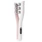Electric EMS Microcurrent Facial Roller - 3-Level V-Face Contouring Device - Rechargeable Skin Lifting and Firming Massager for Neck and Jawline - Pink