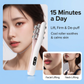 Electric EMS Microcurrent Facial Roller - 3-Level V-Face Contouring Device - Rechargeable Skin Lifting and Firming Massager for Neck and Jawline - Pink