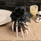 Halloween Skeleton Hand Hair Clip with Black Rose and Spider - Gothic Side Hair Barrette for Costume Parties, Cosplay, Vampire and Horror Dress Up