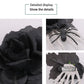 Halloween Skeleton Hand Hair Clip with Black Rose and Spider - Gothic Side Hair Barrette for Costume Parties, Cosplay, Vampire and Horror Dress Up