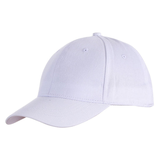 White Magnetic Ponytail Baseball Cap for Women - Open Back High Ponytail Hat with Magnetic Closure and Curved Brim for Outdoor Wear, Travel and Everyday Styling