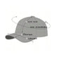 Black Magnetic Ponytail Baseball Cap for Women - Open Back High Ponytail Hat with Magnetic Closure and Curved Brim for Outdoor Wear, Travel and Everyday Styling