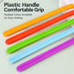 Tangerine Pet Toothbrush 5 Pack - PP Single Head Dental Cleaning Brush, Long Handle Oral Care Tool for Dogs and Cats, Easy Everyday Pet Hygiene