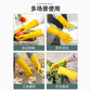 Household Rubber Cleaning Gloves 5 Pairs - Small 33 x 8.5 cm, Thickened Waterproof Long Cuff Gloves for Dishwashing, Kitchen, Cleaning and Gardening