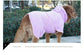 Blue Hooded Dog Bathrobe - Super Absorbent, Adjustable Fit, Cozy Pet Towel (Size : L)