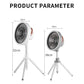 Gery Portable Outdoor Tripod Fan - USB Rechargeable Camping Fan with Remote Control, Folding & Adjustable for Outdoor Activities and Travel