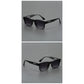Black Trendy Oversized Lightweight Blue Light Blocking Sunglasses for Men - Anti-Fog, Photochromic, and UV Protection