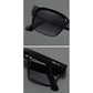 Black Trendy Oversized Lightweight Blue Light Blocking Sunglasses for Men - Anti-Fog, Photochromic, and UV Protection