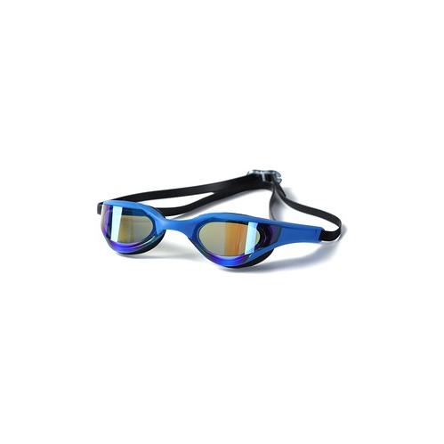 Adult mirrored lens swimming goggles blue