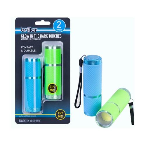 Duo - 2 Pack Glow-in-the-Dark Flashlights