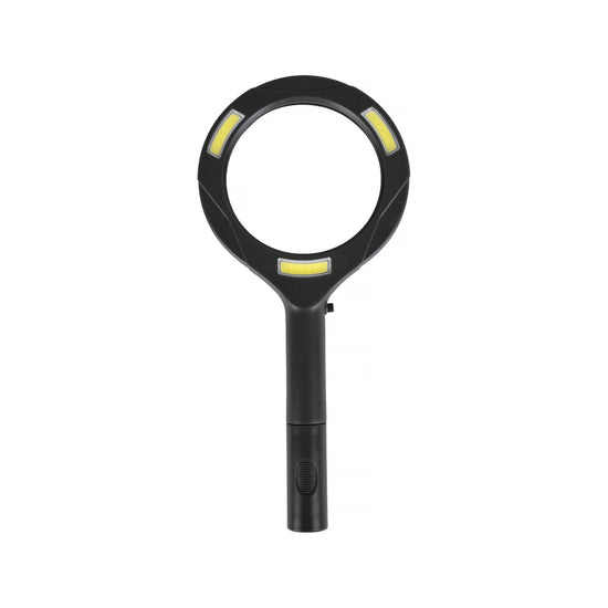 Brillar Light Up Magnifying Glass with COB LED Technology-Black/Navy