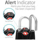 TSA Approved Travel 3 Dial Indicator Padlock