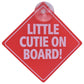 2 Pcs Baby On Board Car Safety Sign 13x13cm