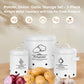 3 pcs Galvanised Iron Fruit Vegetable Storage Tins