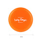 28cm Lazy Dayz Jumbo Neon Beach Frisbee - Orange