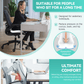 Memory Foam Lumbar Back Support Cushion Seat Set