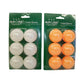 6x Table tennis balls 6 balls on card (36balls) - White