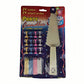 4 Sets of Party candles with Cake server sets