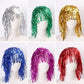 Party tinsel wig-assorted colour - Green
