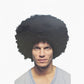 Large gold Afro wig