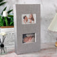 Photo album with luxurious cover Assorted colours Large 300 PCs 6 Inch - Gray