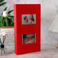 Photo album with luxurious cover Assorted colours Large 300 PCs 6 Inch - Red