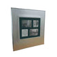 Extra Large 600-Pocket Leather Photo Album - Silver