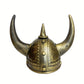 Viking Helmet Medieval Viking Horned Hat Warrior Costume Hat Cosplay-Golden Black