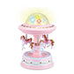 Pink Music Box Musical Carousel Horse LED Carousel Toy Child Birthday Xmas Gift