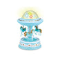 Blue Music Box Musical Carousel Horse LED Carousel Toy Child Birthday Xmas Gift