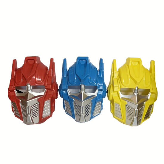 2 x Yellow Transformer Masks – Kids Costume Roleplay Helmet Inspired by Bumblebee
