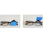 ISSF Flip-Up Eyeshield Sport Shooting Eye Shield Aim Blocker Targeting Sight Cover Blinding - Blue-Vertical 3x4cm