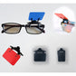 ISSF Flip-Up Eyeshield Sport Shooting Eye Shield Aim Blocker Targeting Sight Cover Blinding - Yellow-Horizontal 4x3cm