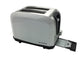 BOS & SARINO 2 Slice White Toaster