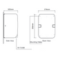 COMPACT Stainless Steel Hand Dryer 700W & 1000W