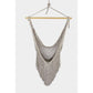Fringed Cotton Rope Mexican Hammock Swing from Mexico in Dream Sands