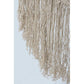 Fringed Cotton Rope Mexican Hammock Swing from Mexico in Ivory