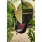 Mayan Legacy Extra Large Outdoor Cotton Mexican Hammock Chair in Black Colour